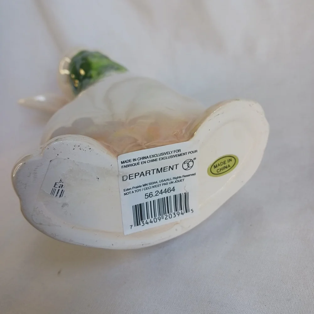 Department 56 Rabbit Easter Iridescent Candle Holder
